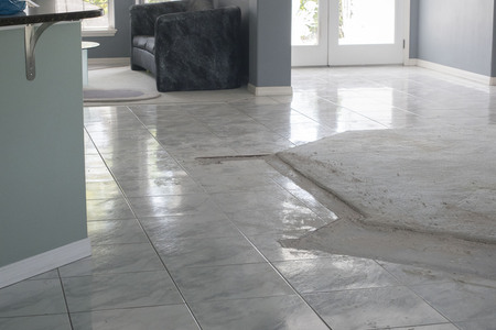 living room floor removal after